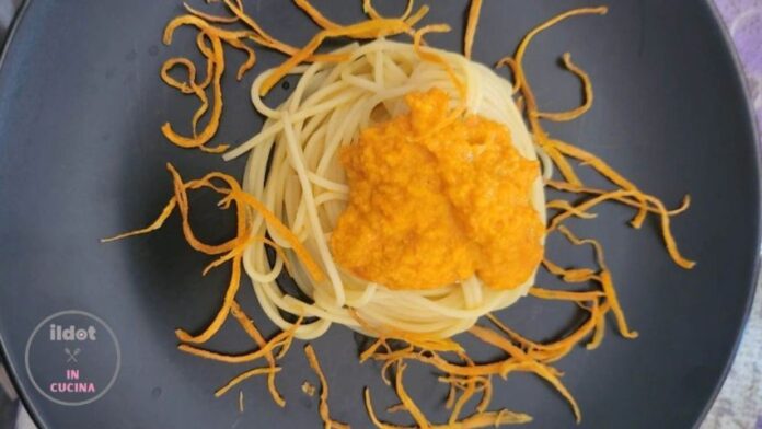 Spaghetti rosé con crema di carote