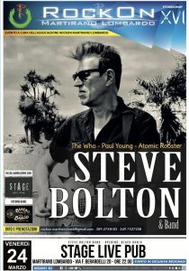 Steve Bolton al RockOn Locandina