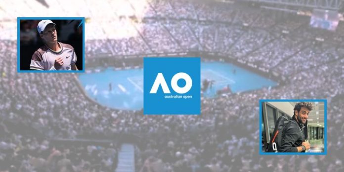 Australian Open buona la prima per Sinner, Berrettini out per infortunio