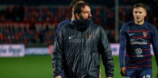 Cosenza batte Venezia 4-2: la vittoria di Fabio Caserta, quello vero Fabio Caserta al termine di Cosenza-Venezia (foto Francesco Farina)