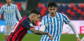 Calciomercato Cosenza: in arrivo un centrocampista in più Jacopo Da Riva durante Cosenza-Spal del 2021-2022 (foto Francesco Farina)