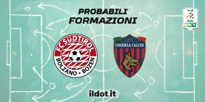 Probabili formazioni Sudtirol-Cosenza Probabili formazioni Sudtirol-Cosenza