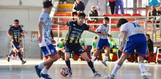 Futsal, U19: Pirossigeno Cosenza rimontata in casa dalla Gallinese Un momento di Pirossigeno Cosenza-Gallinese U19 (foto Michele De Marco)