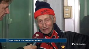 Il Taranto confinato a Teramo, l'appello del tifoso 84enne Non fatemi questo