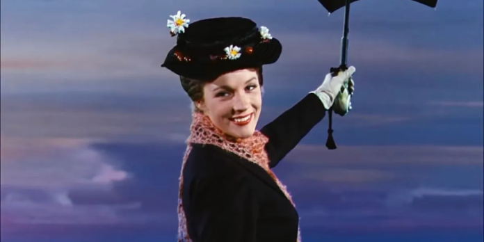 Julie Andrews nei panni di "Mary Poppins"