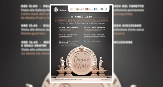 8 Marzo, a Cosenza un viaggio gratuito per le donne nei musei della città