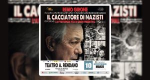 Al Teatro Rendano di Cosenza di scena Il Cacciatore di nazisti
