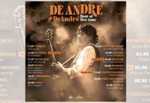Cristiano De Andrè in concerto in tutta Italia nel suo “Best of Live“