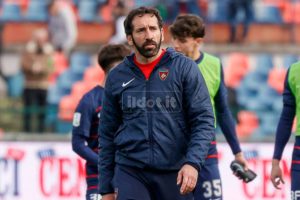 Fabio Caserta al termine di Cosenza-Cittadella (foto Francesco Farina)