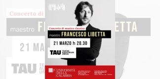 Venerdì 21 marzo Francesco Libetta in concerto al TAU