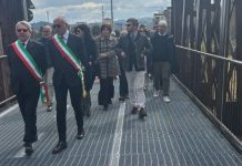 Inaugurato il ponte ciclopedonale che unisce Cosenza e Rende