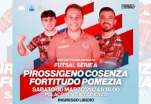 La Pirossigeno Cosenza prepara il rush finale per la salvezza, sabato sfida con Pomezia