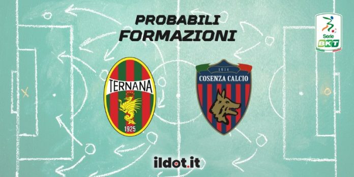 Probabili formazioni Ternana-Cosenza