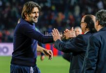 Viali: “Guarascio ha voglia di confermare Tutino” William Viali con il presidente Guarascio (foto Francesco Farina)