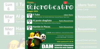Dal 6 all’8 maggio al DAM Unical è tempo di Microteatro