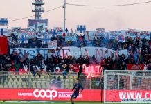 Catanzaro-Cosenza, “Ceravolo” sold out senza ospiti I tifosi del Cosenza al Ceravolo nel derby d'andata (foto Francesco Farina)
