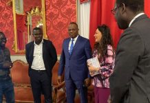 Incontro tra il Presidente Succurro e il Presidente del Consiglio dipartimentale di Kaolack, Ahmed Youssouf Bengelloune