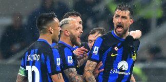 Inter, è qui la festa! Lo scudetto della seconda stella è realtà Inter campione d'Italia (foto pagina Facebook Inter)