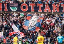 Salvatore Iaccino, la Curva Nord: “Lo ricorderemo perché era l’anima di Cosenza” La curva nord Catena (foto Francesco Farina)