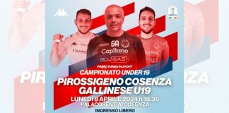 Pirossigeno Cosenza Under 19, è tempo di playoff