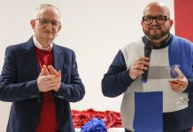 Pirossigeno Cosenza, festa salvezza: ora il club vuole alzare l’asticella Presidente e Vice Presidente durante la festa salvezza (foto Michele De Marco)