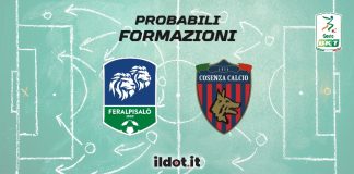 Feralpisalò-Cosenza: le probabili formazioni in campo Probabili formazioni Feralpisalò-Cosenza