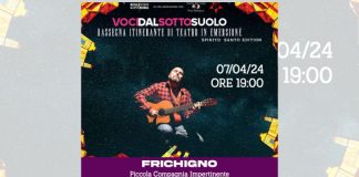 Voci dal Sottosuolo: domenica 7 aprile a Cosenza c’è “Frichigno!”