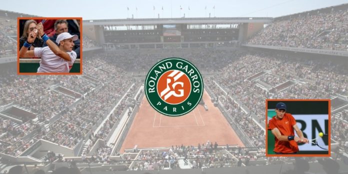 Arnaldi e Sinner Roland Garros