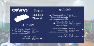 COSMO – Cosenza MicroMondi, il 3 il 4 maggio la Festa di quartiere Rivocati COSMO – Cosenza MicroMondi, il 3 il 4 maggio la Festa di quartiere Rivocati