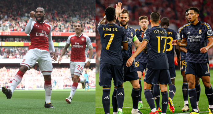 Calcio internazionale che volata City-Arsenal, Real titolo in arrivo (Foto: profili X di Arsenal e Real Madrid)