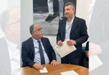Cosenza, Giuseppe Mazzuca incontra al comune Sandro Ruotolo