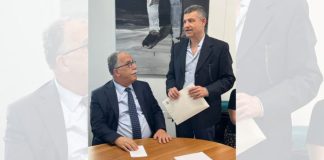 Cosenza, Giuseppe Mazzuca incontra al comune Sandro Ruotolo