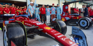 F1 | La Ferrari a Miami cambia look: la SF-24 tinta d’azzurro F1 La Ferrari a Miami cambia look la SF-24 tinta d'azzurro (Foto profilo X scuderia Ferrari)