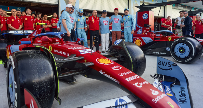 F1 La Ferrari a Miami cambia look la SF-24 tinta d'azzurro (Foto profilo X scuderia Ferrari)