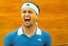 Tennis, Zverev supera Jarry e si aggiudica l’Atp Roma 2024 La gioia di Zverev per il titolo a Roma