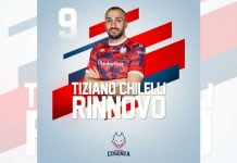 Pirossigeno Cosenza, conferma per il pivot Tiziano Chilelli