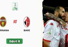 Playout di Serie B: salvo il Bari, la Ternana retrocede in C Ternana-Bari (Foto pagina Facebook SSC Bari)