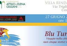 A Villa Rendano presentazione del libro “Blu Tunisi” di Francesca Spinola