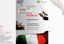 Concerto per la Festa della Repubblica il 2 giugno al Teatro Rendano