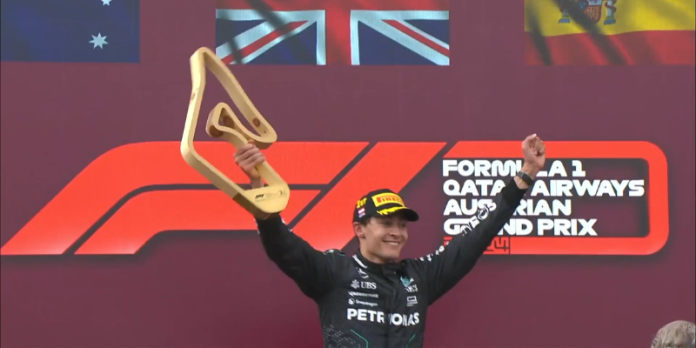 F1 Austria, incidente Verstappen-Norris Russell ne approfitta e vince (Foto profilo X formula 1)