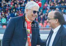 Rivoluzione Catanzaro, Noto tranquillizza: “Abbiamo un piano B” Floriano Noto con Eugenio Guarascio (foto Francesco Farina)