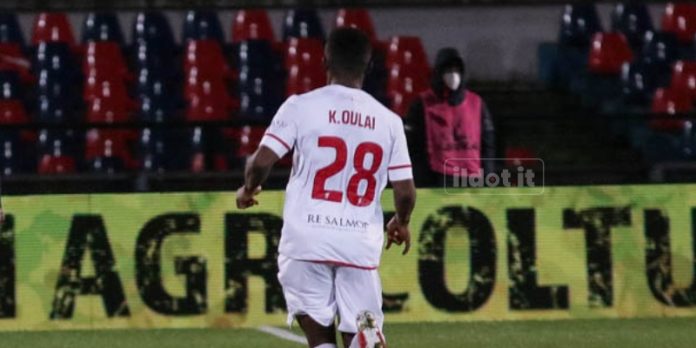 Kouan di spalle durante Cosenza-Perugia '21-'22 (foto Francesco Farina)