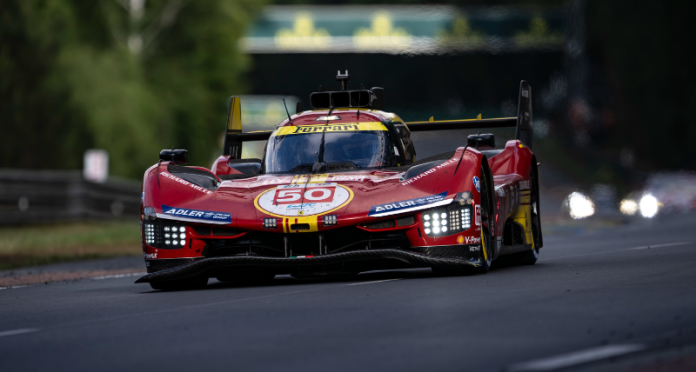 La Ferrari vince la 24 Ore di Le Mans con il pilota calabrese Fuoco (Foto sito ufficiale Ferrari)