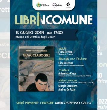 LibrinComune: giovedì 13 giugno la presentazione del libro “Scacciasogni” di Marcostefano Gallo