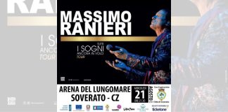 Massimo Ranieri torna in Calabria il 21 agosto all’Arena del Lungomare di Soverato