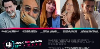Music For Change, annunciata la giuria casting