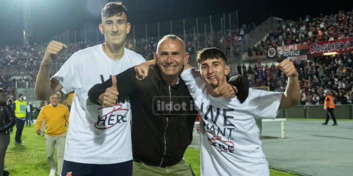 Sergio Mezzina con Zilli e Florenzi (foto Francesco Farina)