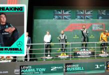 F1, Russell squalificato: vince Hamilton e Leclerc sul podio F1, Russell squalificato vince Hamilton e Leclerc sul podio
