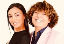 Il make-up artist delle dive Salvatore Garbato in giuria a Miss Italia Calabria Salvatore Garbato con Linda Suriano (foto Francesco Farina)