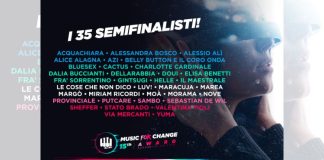 Music For Change: annunciati i 35 semifinalisti